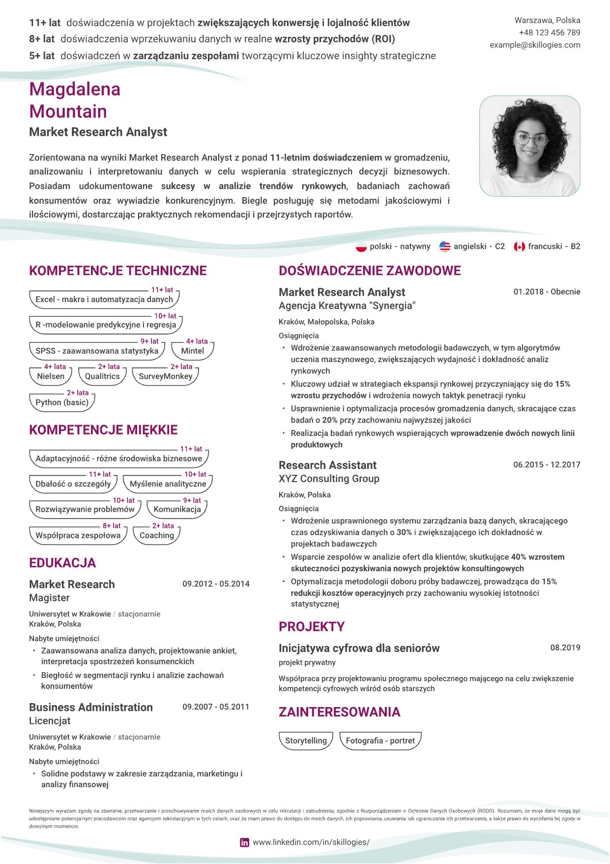 Stres-free customization: łatwa edycja CV w polskim kreatorze