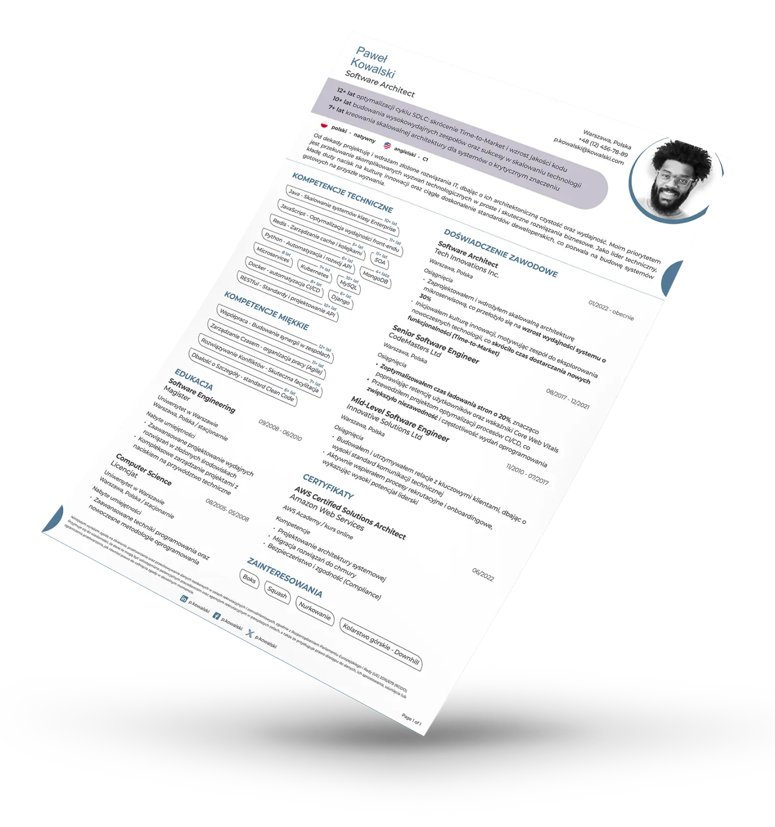 Twoja droga do awansu zawodowego zaczyna się od dobrego CV.